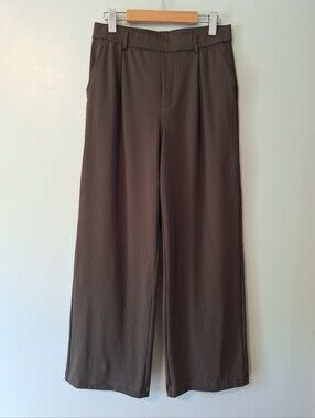 Halara Wide Leg Olive Green Pants - M